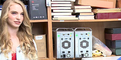 Shoplifter Lana Sharapova is spanked and fucked by a security officer