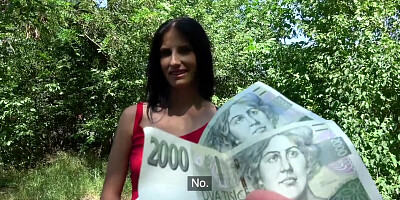 Public Agent Busty Horny Lady gets Fucked in the Woods for Cash