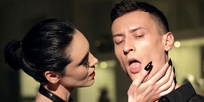 Playful Catherine Knight at small boobs clip