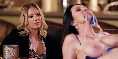 MODERN-DAY SINS - Cuckquean Watches Her Bi Hotwife RayVeness Fuck Her Big Dick Intern