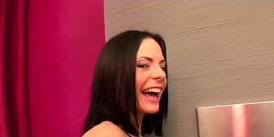 Vintage brunette is going to go through hardcore loving