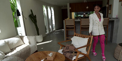 EVIL EROTIC Cute Asian Babe With Big Ass Fucked On A Motorcycle