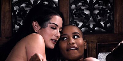 PURE TABOO Insecure Girl Is Reassured By An Open Couple Who Want To Have A Threesome With Her