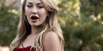 Cheerful girl Adira Allure wears white stockings while getting fucked deep