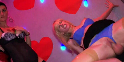 Horny Euro folks gathered for enjoying carnal pleasures in a lusty orgy