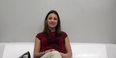 Mesmerizing Czech brunette with a tight body fucked at an audition