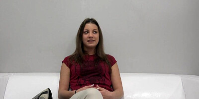 Mesmerizing Czech brunette with a tight body fucked at an audition