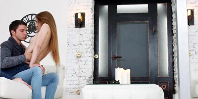 Melissa Benz spreads out her legs and gets her puss drilled