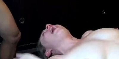 Amateur woman is practicing blowjob and deepthroating skills on a big cock