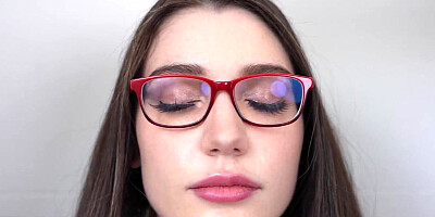 Lily Lou is riding a horny fellow's prick on the couch