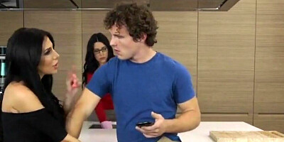 Aroused MILF seduced her sons best buddy into a hot banging