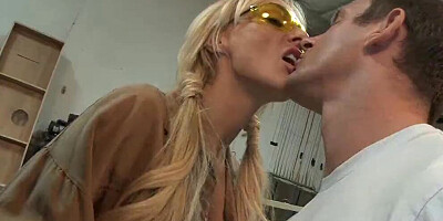 Antonia Deona is a filthy slut with pierced and shaved cunt