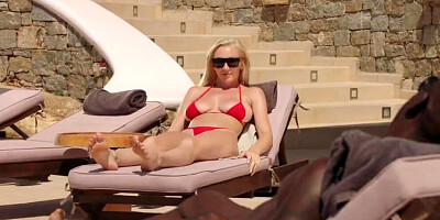 BLACKED Kendra Sunderland on Vacation Fucked by Monster Black Cock