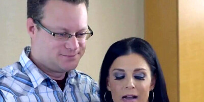Two sex-craving MILFs are sharing a fat cock of their mutual friend