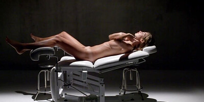 Gentle body rubbing is immediately followed with passionate pussy eating