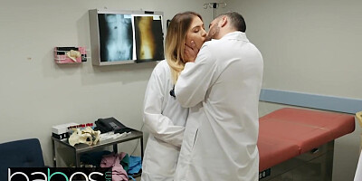 Slutty teen Doctor Blair Williams keeps her pateints happy - BABES