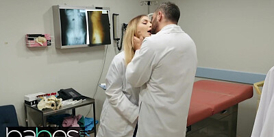 Slutty teen Doctor Blair Williams keeps her pateints happy - BABES