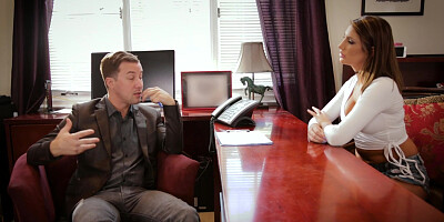 Plastic surgeon fucks friends big tits wife August Ames