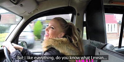 FemaleFakeTaxi Finger-fucking a fit babe
