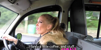 FemaleFakeTaxi Finger-fucking a fit babe