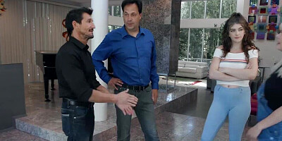 Brunette & blonde are swapping their endowed partners in a passionate foursome