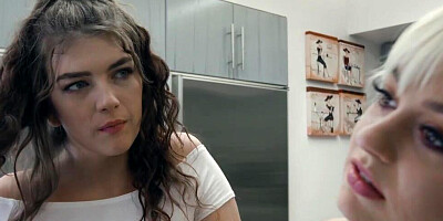 Brunette & blonde are swapping their endowed partners in a passionate foursome