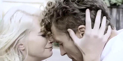 Cute hunk will have to sexually satisfy his girlfriend and her stepmom in a threesome