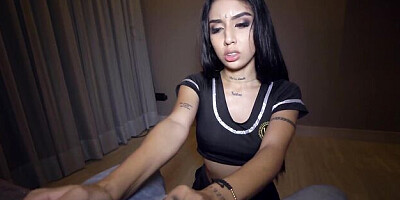 Latina amateur action with sultry goomah from Thai Swinger