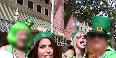 Lovely college babes are having fun in some hot action