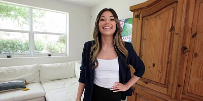 PropertySex Petite Tight Pussy Real Estate Agent Fucked Hard By Homebuyer's Big Dick