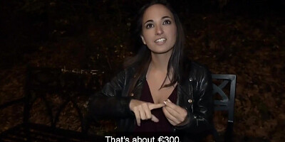 Public Agent Spanish Hotty Pussy Pounded by a Stranger