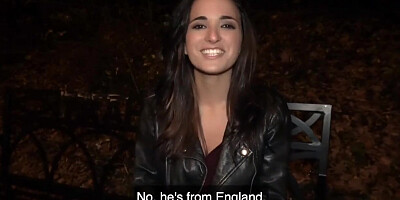 Public Agent Spanish Hotty Pussy Pounded by a Stranger