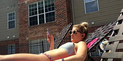 Candid Sorority Girls in Bikinis with Nip Slip