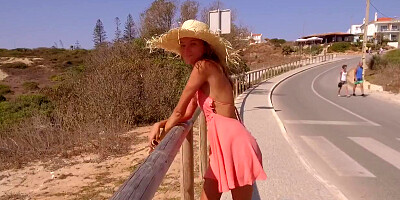 Clover Nude Public 1