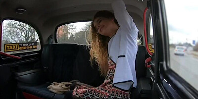 Lusty big ass babe ended up banging a cab driver who was very persuasive