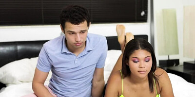 Charming girl Michelle Anderson is groped and fucked by her stepbrother