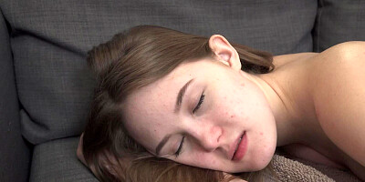 Juicy girl is massaged, licked and fucked by a horny masseur