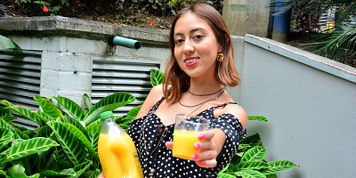 Latina cutie Marcela Carmona fucked at the porn casting