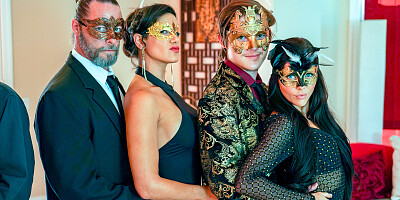 Masked wives are having a wild time swapping dicks