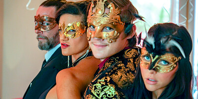 Masked wives are having a wild time swapping dicks