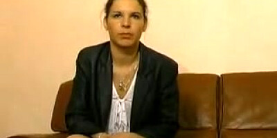 Casting fur covered butt-plumb french girl