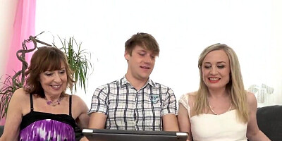 Boys bang welcoming holes of insatiable matures