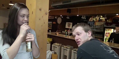 Sweet muff is filled with alien cock for loved man