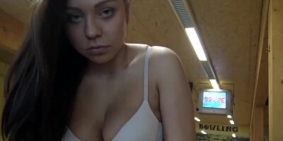Sweet muff is filled with alien cock for loved man