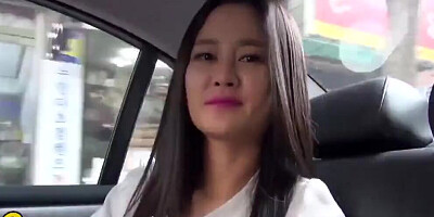 Asian cutie seduces that fellow and takes his hard pecker