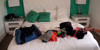 Mofos - Latina Sex Tapes - Itty Bitty Yellow String Bikini ,layla Luxx