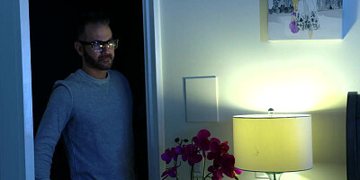 Vanna Bardot was caught by foster dad Calvin Hardy sneaking out at night. She had no choice but to obeys and fucks with him to remain at her new home.