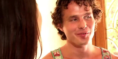 Young mommy is in love with her college stepson's thick prick