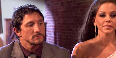 Spicy Victoria Valentino rides her man in reverse cowgirl position