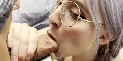 Fucked tight, sweet pussy of a beautiful, elite slut and cum on face. Best Sex.